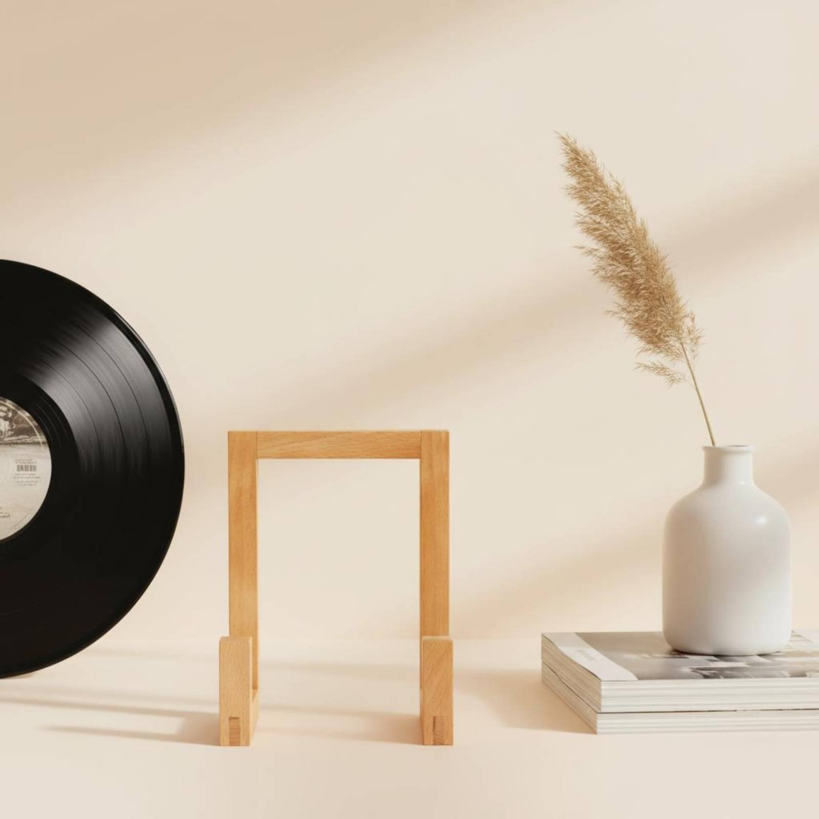 Vinyl Vinyl Stand Wooden Vinyl - Display Stand Wood recension och pris