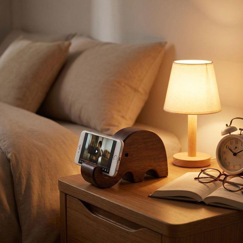 Simple Solid Wood Black Walnut - Display Stand Wood recension och pris