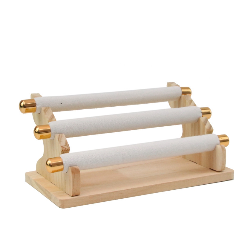 ABQR 3-Tier Wooden Jewelry Dis - Display Stand Wood recension och pris