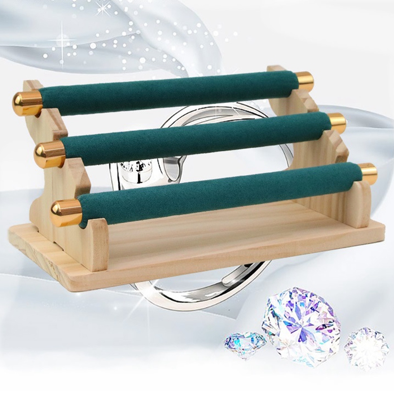 ABQR 3-Tier Wooden Jewelry Dis - Display Stand Wood recension och pris